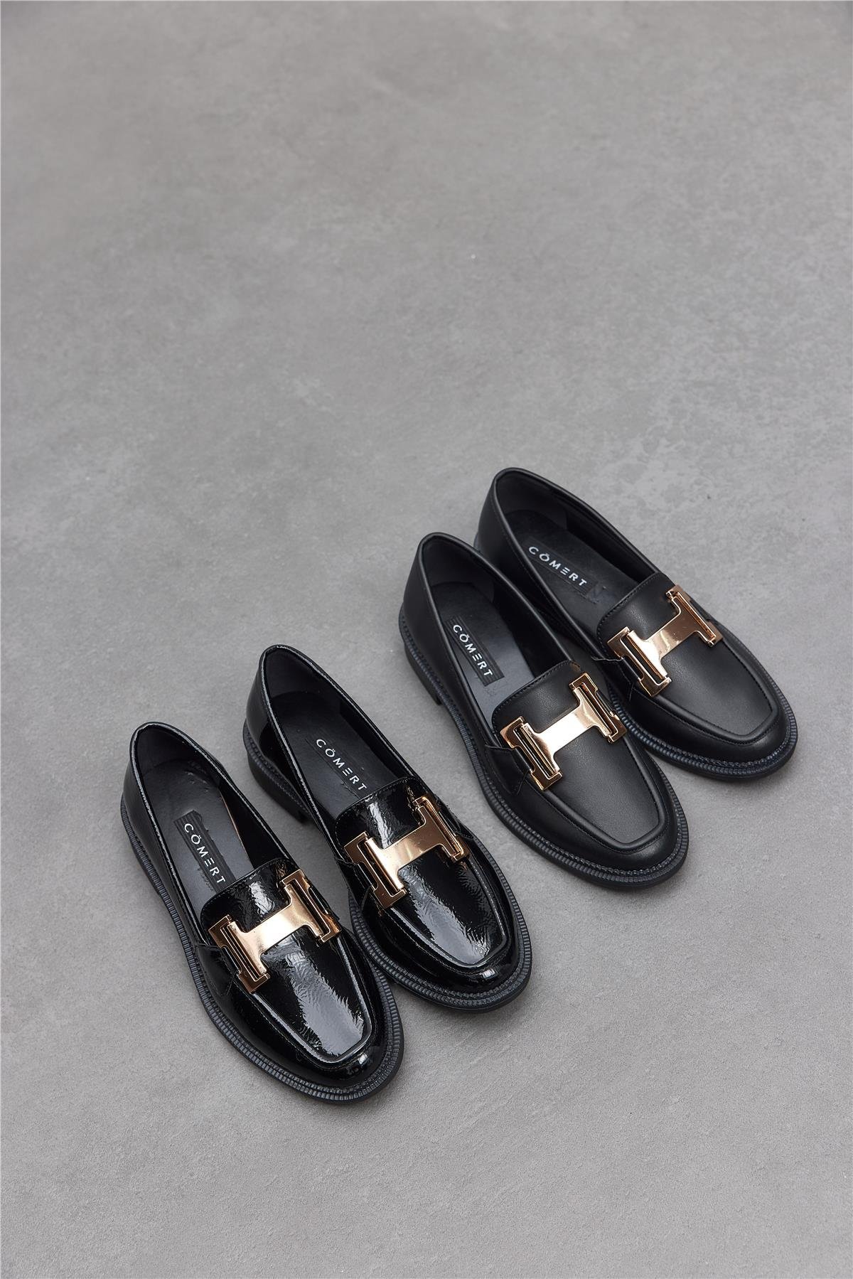 Medusa Kadın Günlük Loafer Siyah