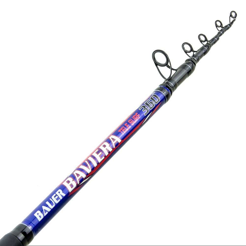 BAUER BAVIERA TELESKOPİK SURF OLTA KAMIŞI 100-200 Gr.BAUERBAUBAVYAŞAR AV