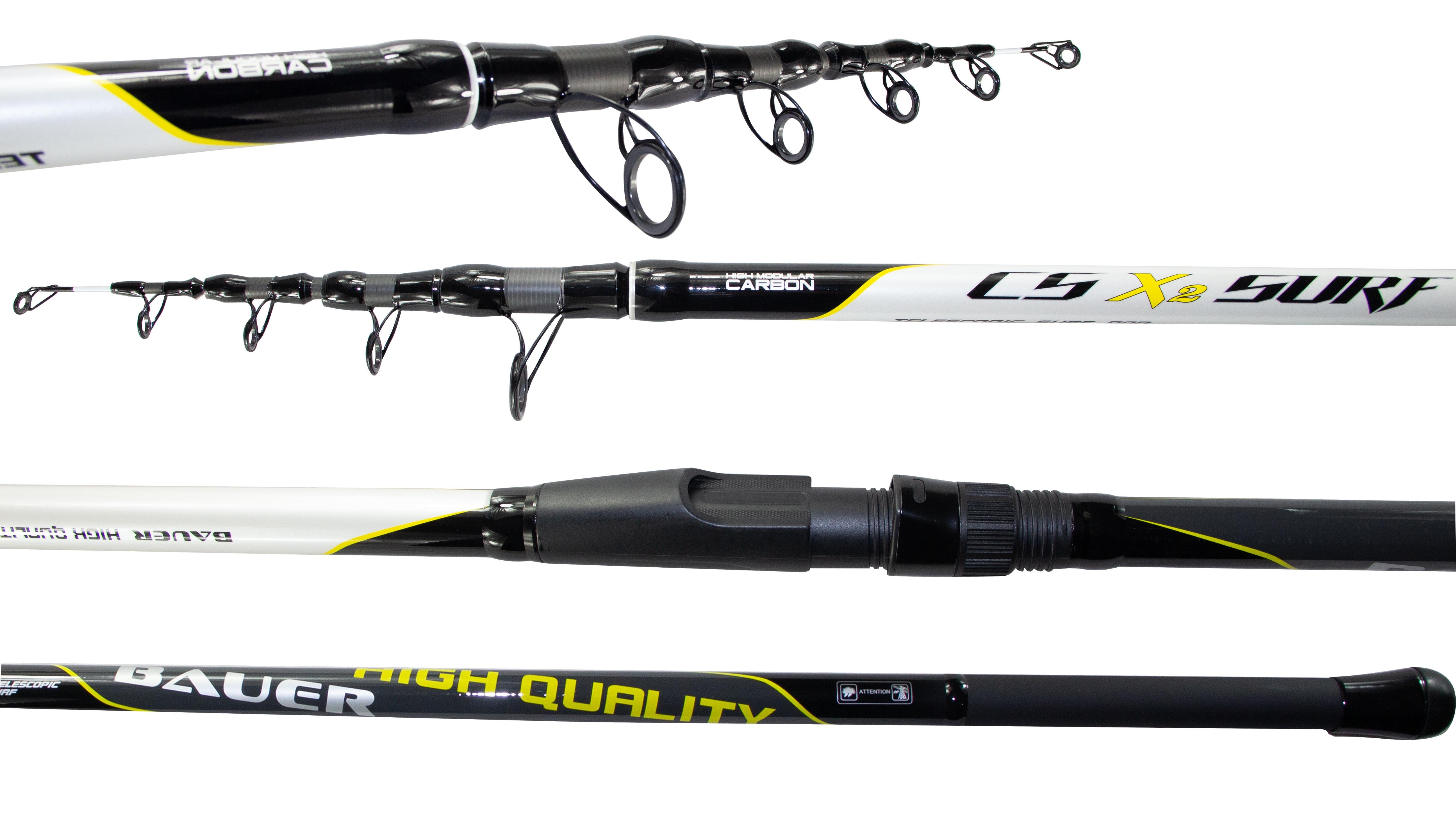 Bauer CS X  2 420cm 100-200 Gr Surf Kamışı BAUERbcsx2YAŞAR AV