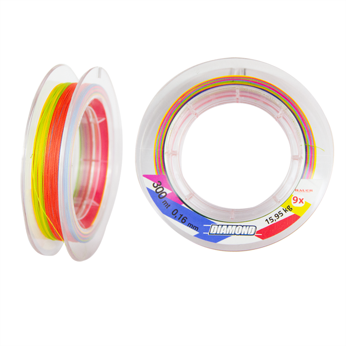 BAUER DIAMOND 9X MULTİ COLOR PE İP MİSİNA BAUERB9XPEYAŞAR AV