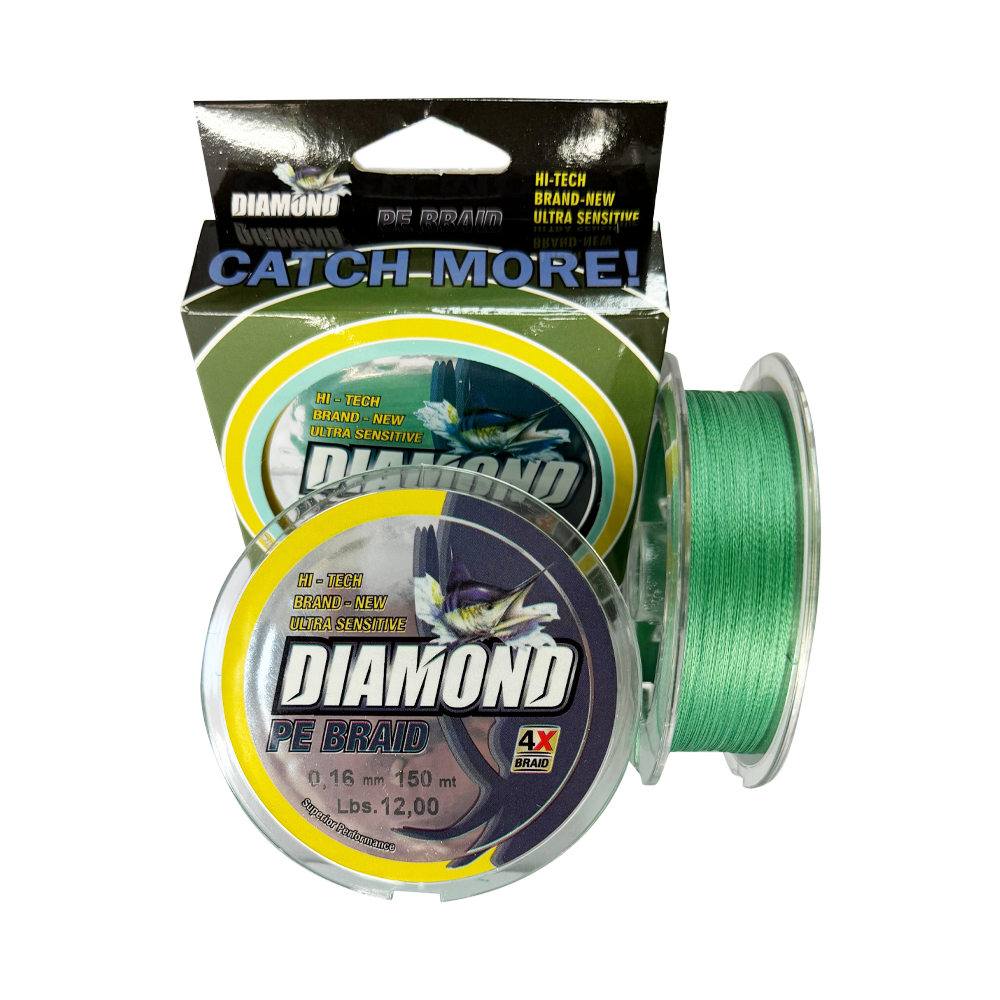 BAUER PE BRAID 4X Ultra Dayanıklı 150m Yeşil Örgü İpBAUERBAU4X12YAŞAR AV