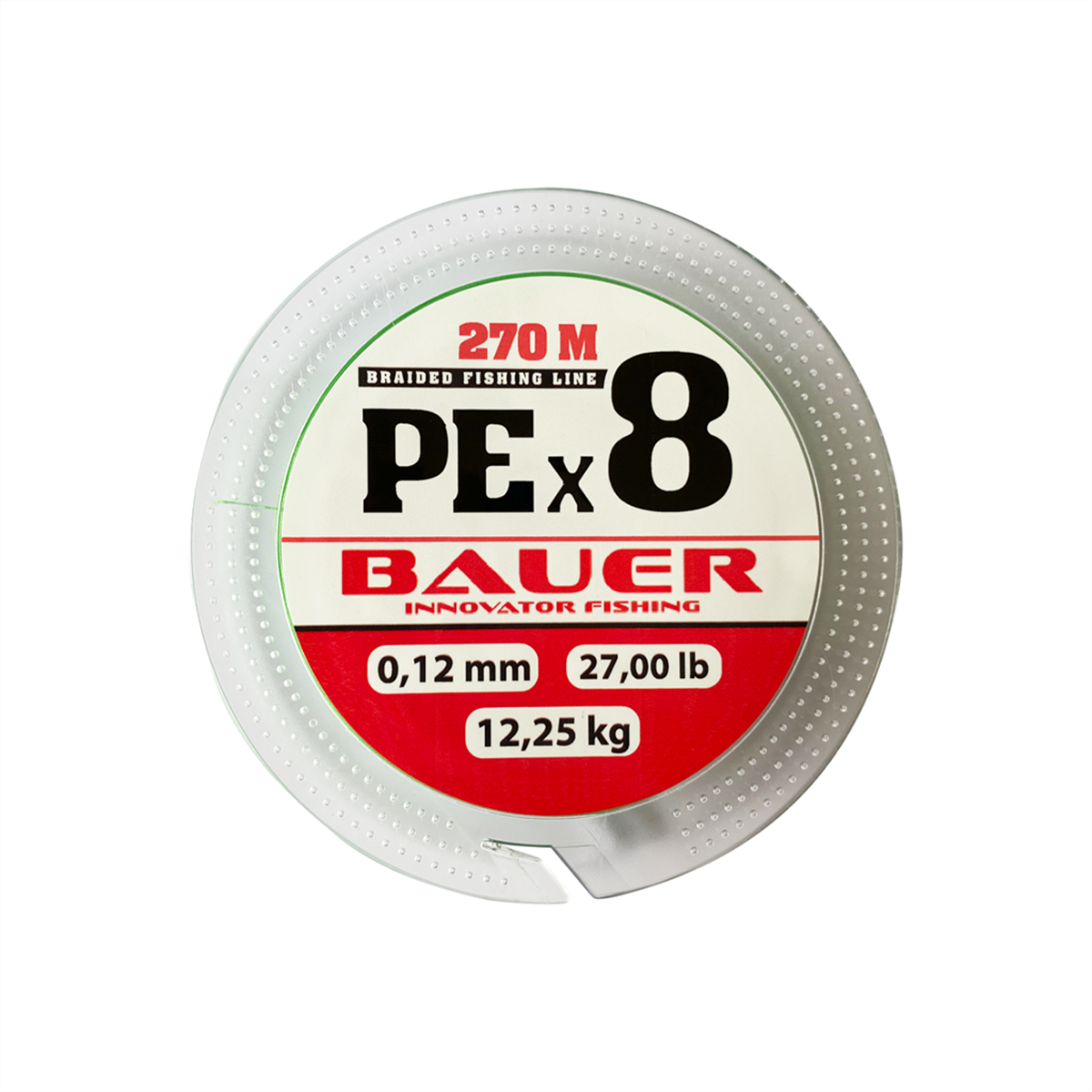 BAUER PE BRAID 8X 270M FISTIK YEŞİLİ ÖRGÜ MİSİNA BAUERPE8XFYYAŞAR AV