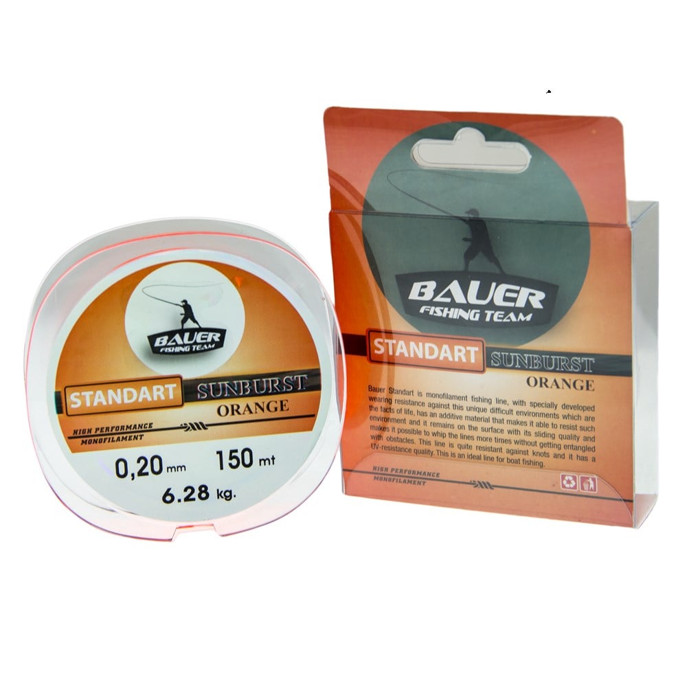 BAUER STANDART ORANGE 150mt MİSİNA - RENK: TURUNCUBAUERDMDSO150YAŞAR AV