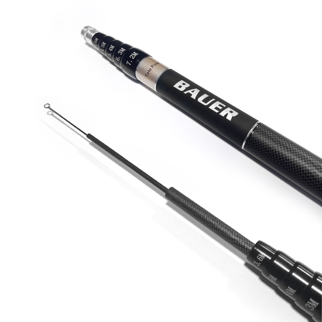 BAUER TELE POLE Göl Olta Kamışı | Hafif Güçlü ve Ayarlanabilir Tele PoleBAUERBAUTELEYAŞAR AV