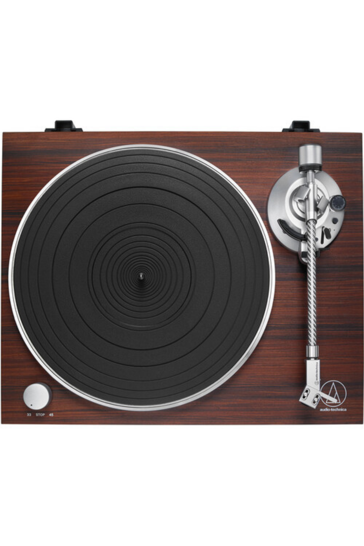 Audio-Technica AT-LPW50BT-RW Manuel İki Hızlı Pikap Koyu Ceviz