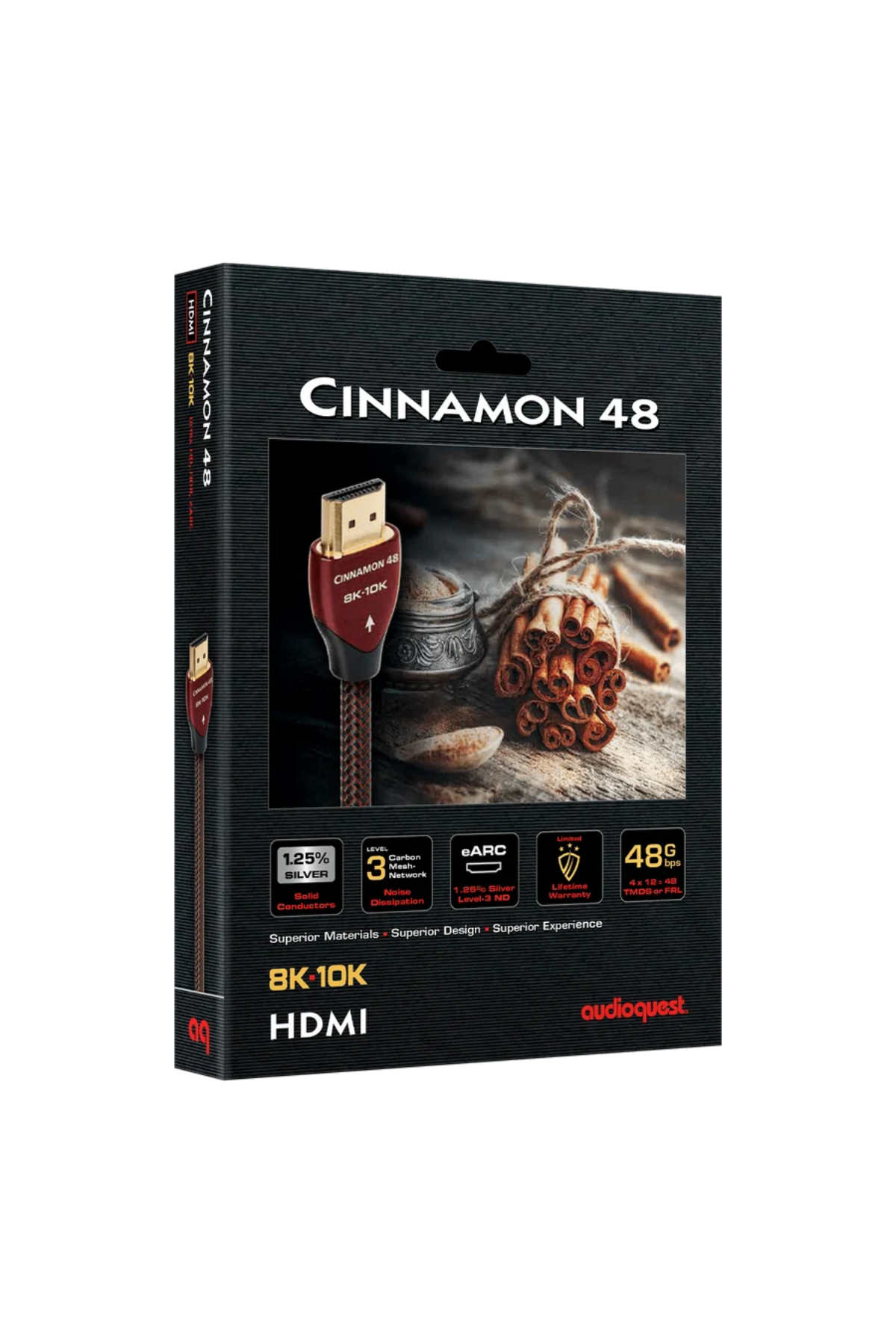 AudioQuest Cinnamon 48 48Gbps 8K HDMI Kablosu 1.5 Metre