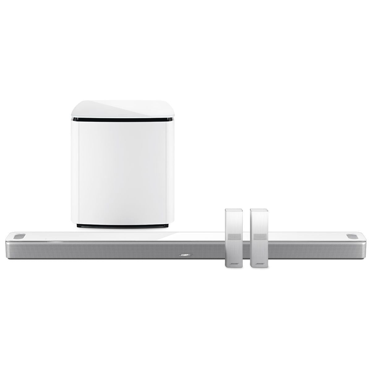 Bose Smart Soundbar 900 Beyaz | Bass Modül 700 | Surround 700 Sinema Sistemi