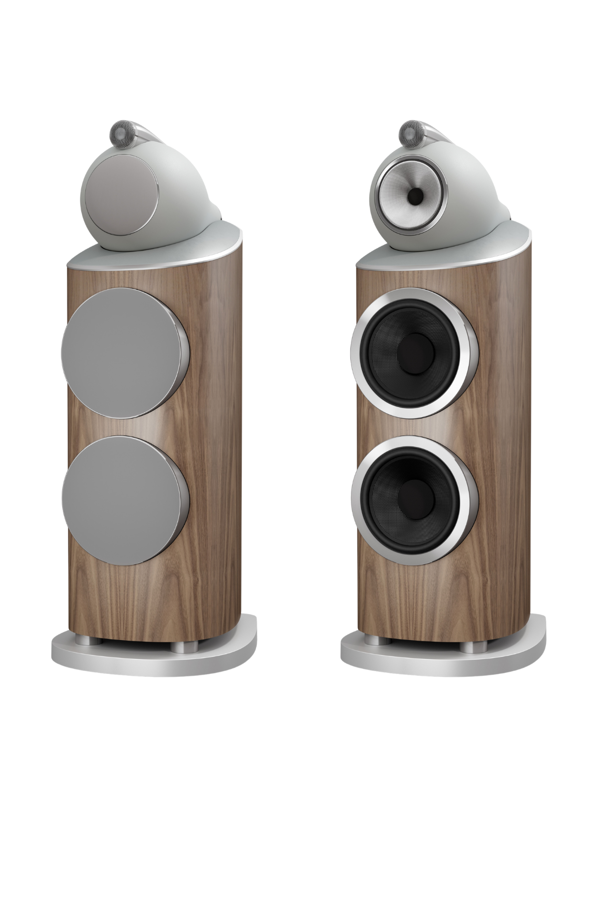 Bowers & Wilkins 801 D5 Kule Hoparlör Light Walnut