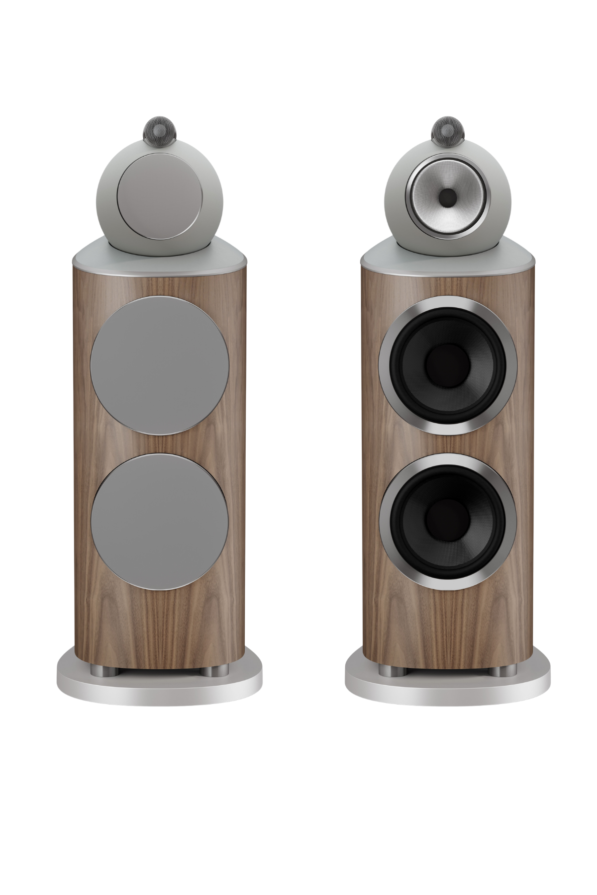 Bowers & Wilkins 801 D5 Kule Hoparlör Light Walnut