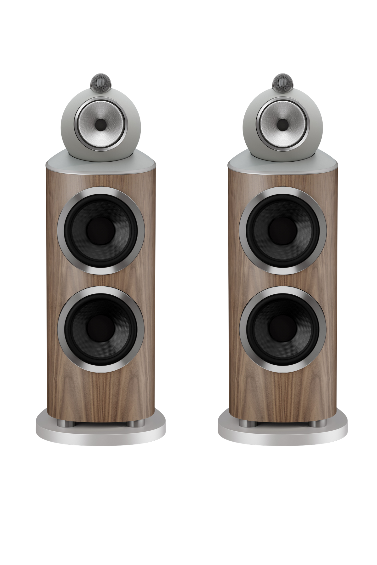 Bowers & Wilkins 801 D5 Kule Hoparlör Light Walnut
