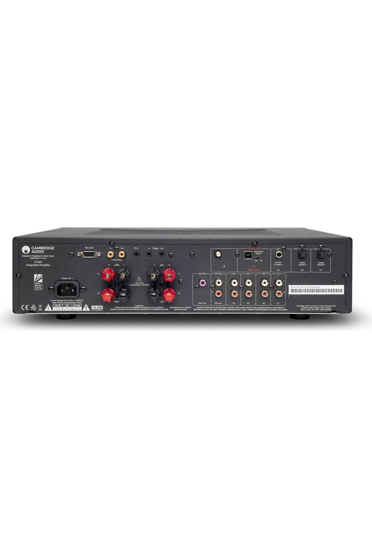 Cambridge Audio CXA61 Entegre Stereo Amplifikatör Lunar Grey