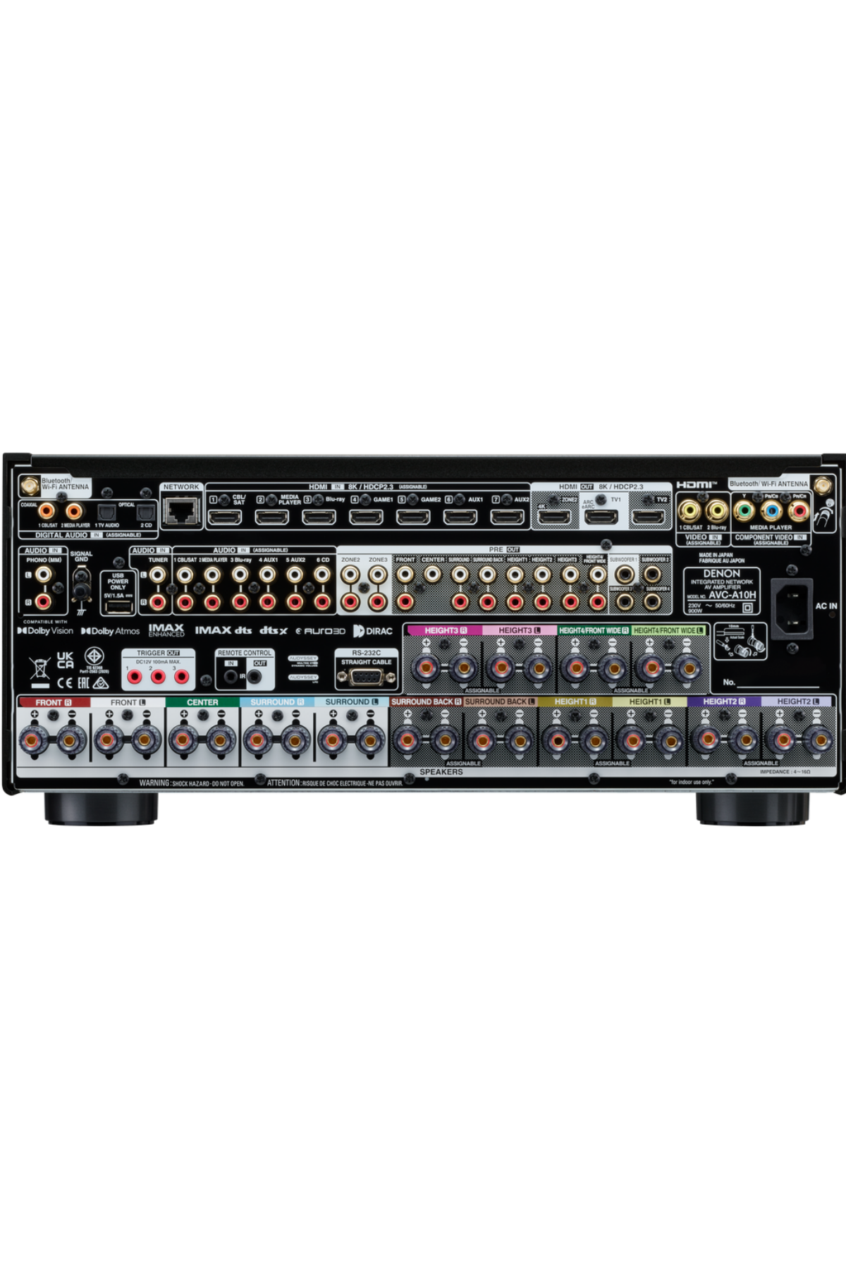 Denon AVC-A10H 13.4 Kanal Network A/V Receiver Gümüş