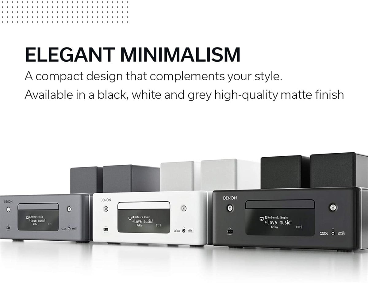 Denon RCD-N11DAB Siyah Network Stereo Amplifikatör