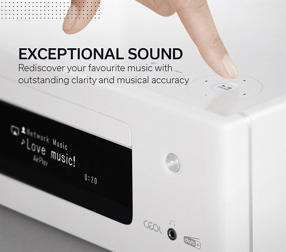 Denon RCD-N11DAB Siyah Network Stereo Amplifikatör