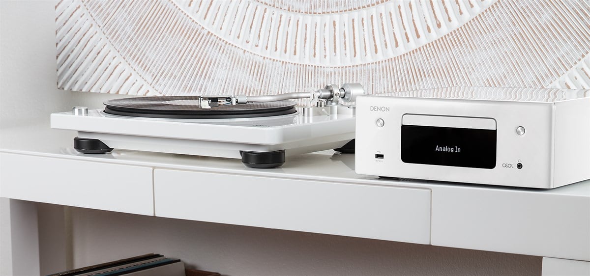 Denon DP-400 Beyaz Hi-Fi Pikap