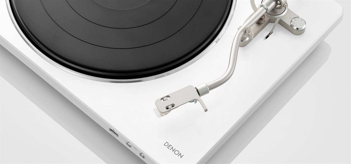 Denon DP-450USB Beyaz Hi-Fi Pikap