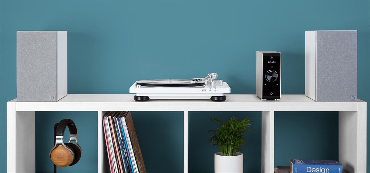Denon DP-450USB Beyaz Hi-Fi Pikap