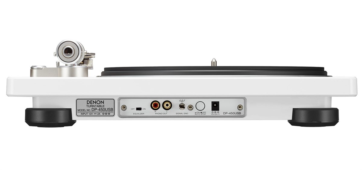 Denon DP-450USB Beyaz Hi-Fi Pikap