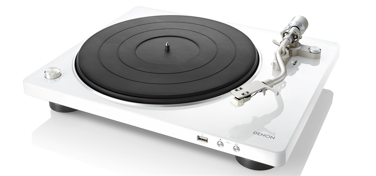 Denon DP-450USB Beyaz Hi-Fi Pikap