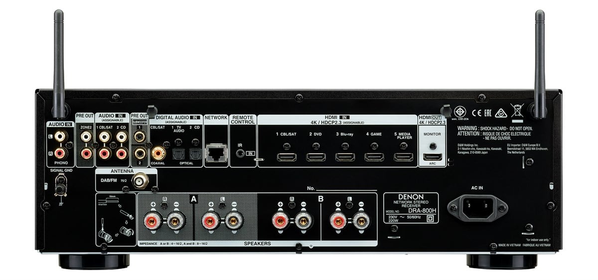 Denon DRA-800H Silver Network Stereo Amplifikatör