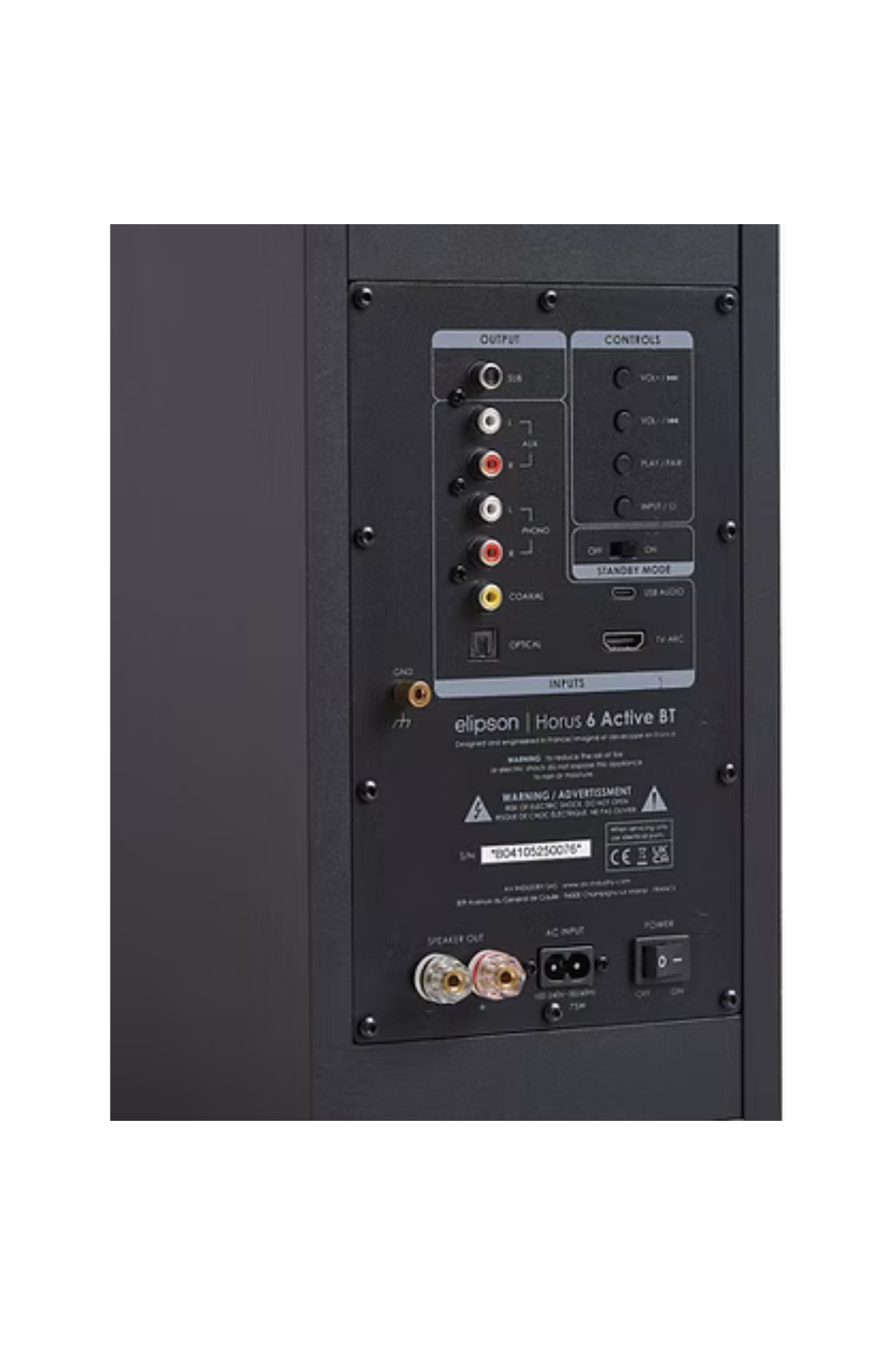 Elipson Horus 6B Active BT Raf Tipi Hoparlör Black
