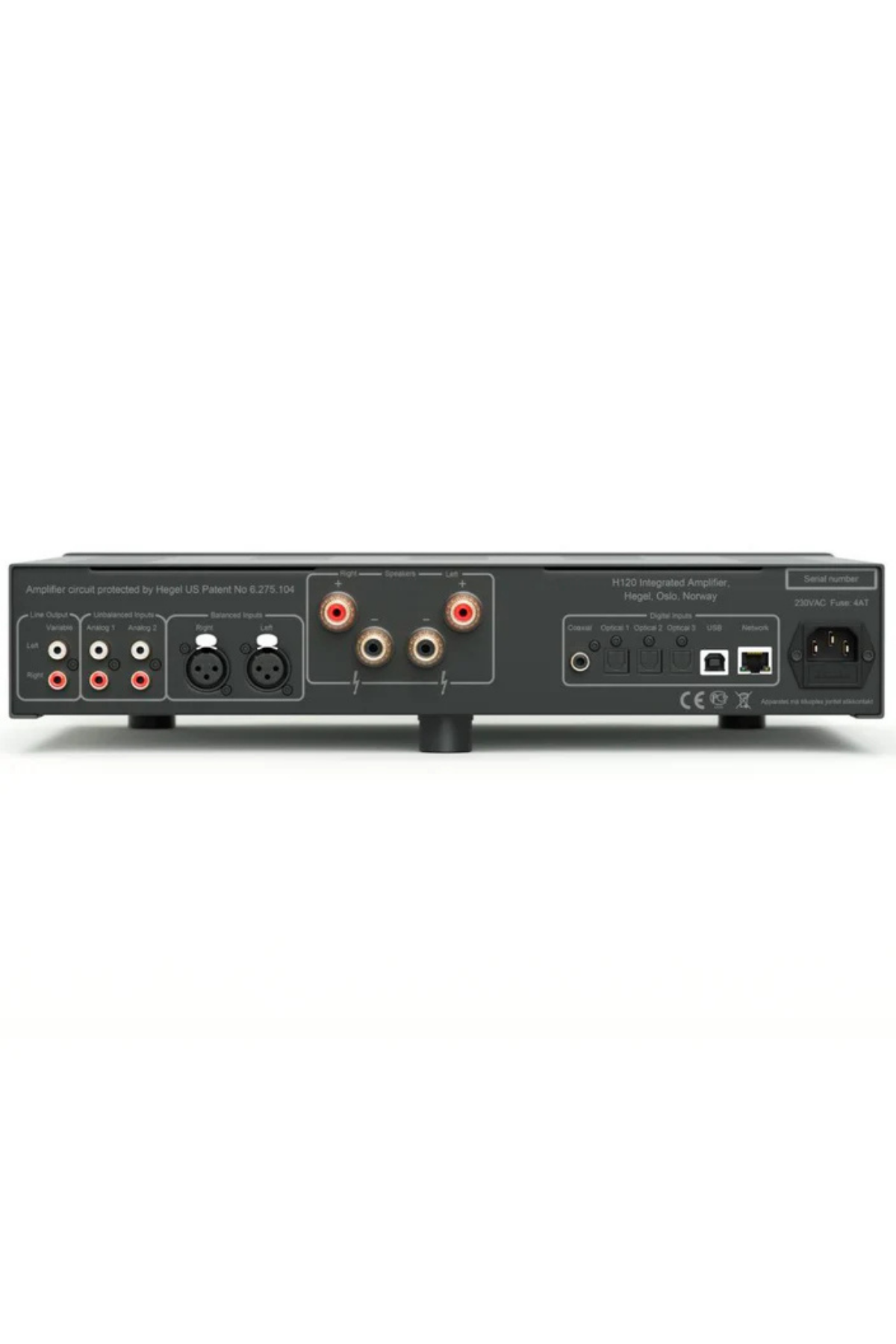 Hegel H120 Entegre Amplifikatör – Siyah