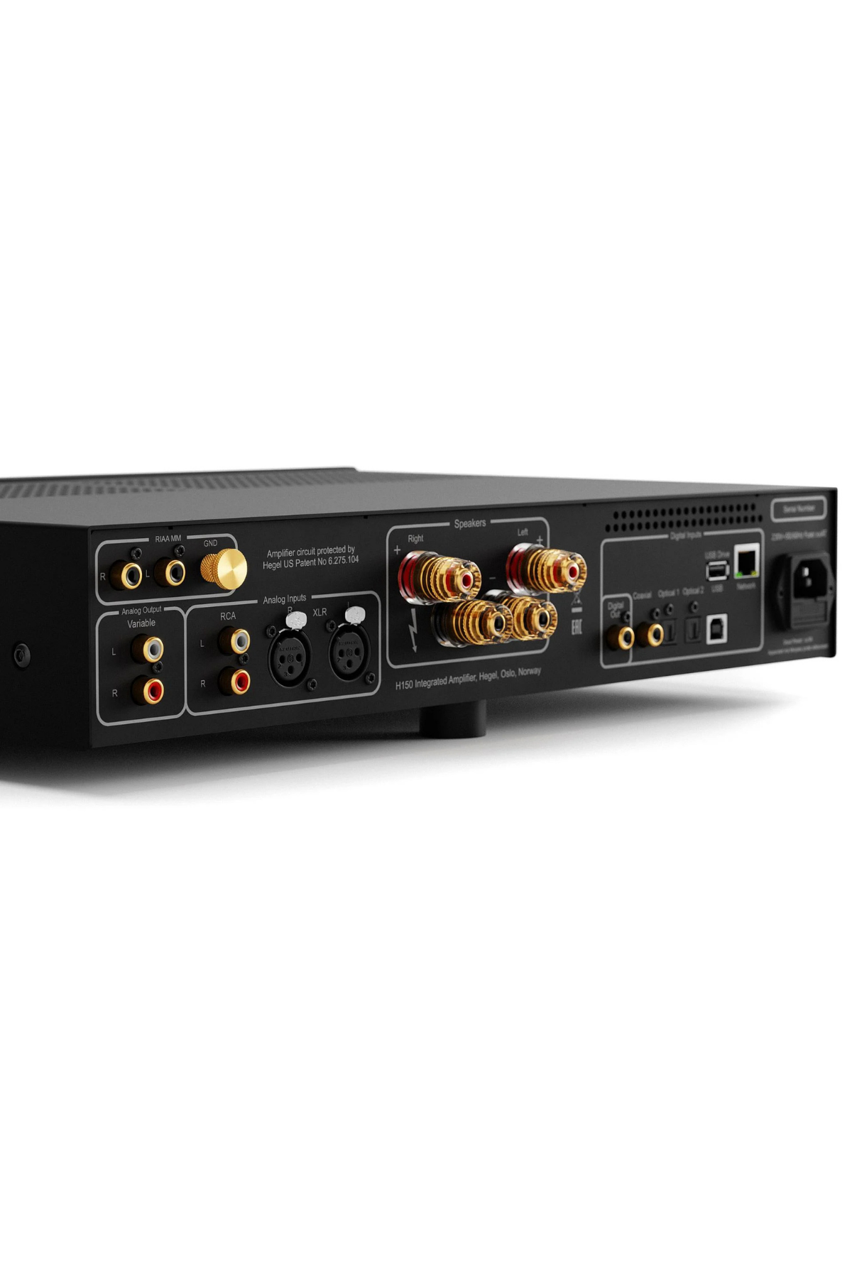 Hegel H150 Streaming Amplifikatör Siyah