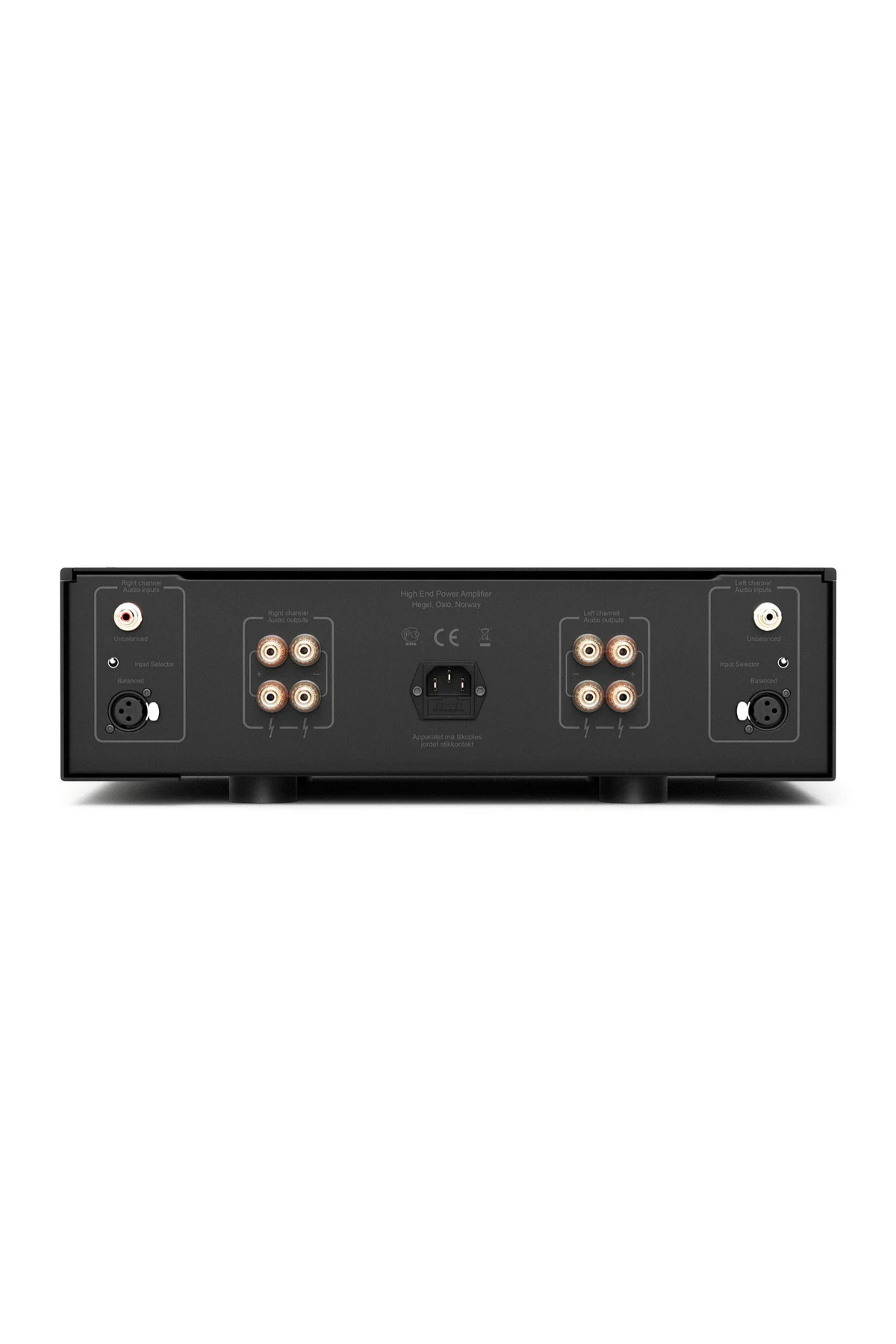 Hegel H20 Stereo Güç Amplifikatörü Siyah
