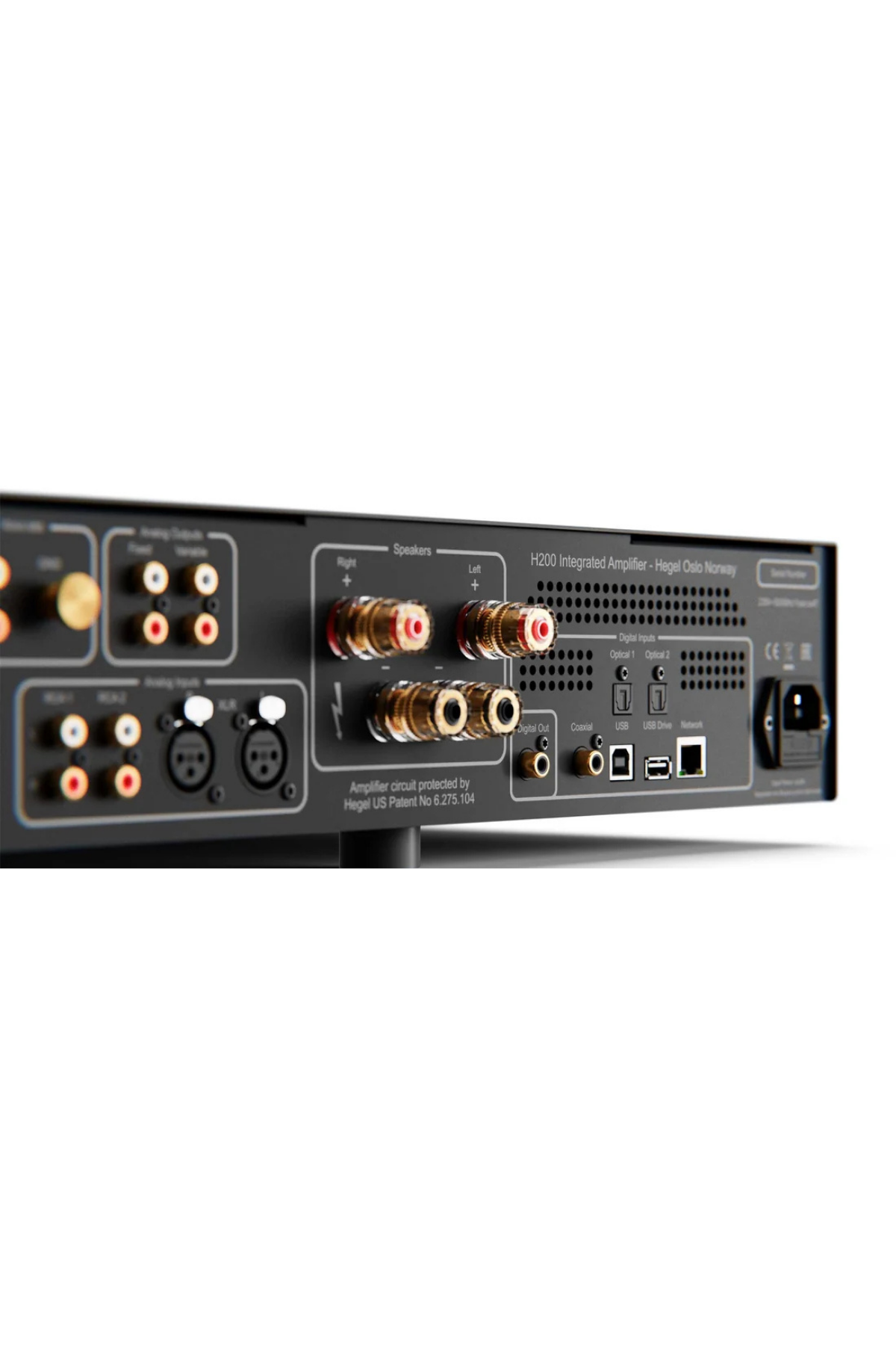 Hegel H200 Streaming Entegre Stereo Amplifikatör Black