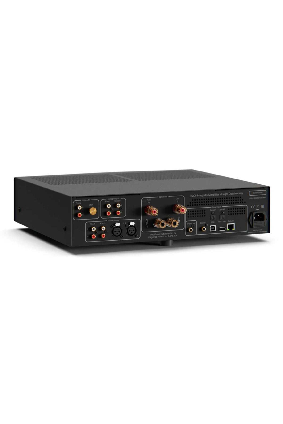 Hegel H200 Streaming Entegre Stereo Amplifikatör Black