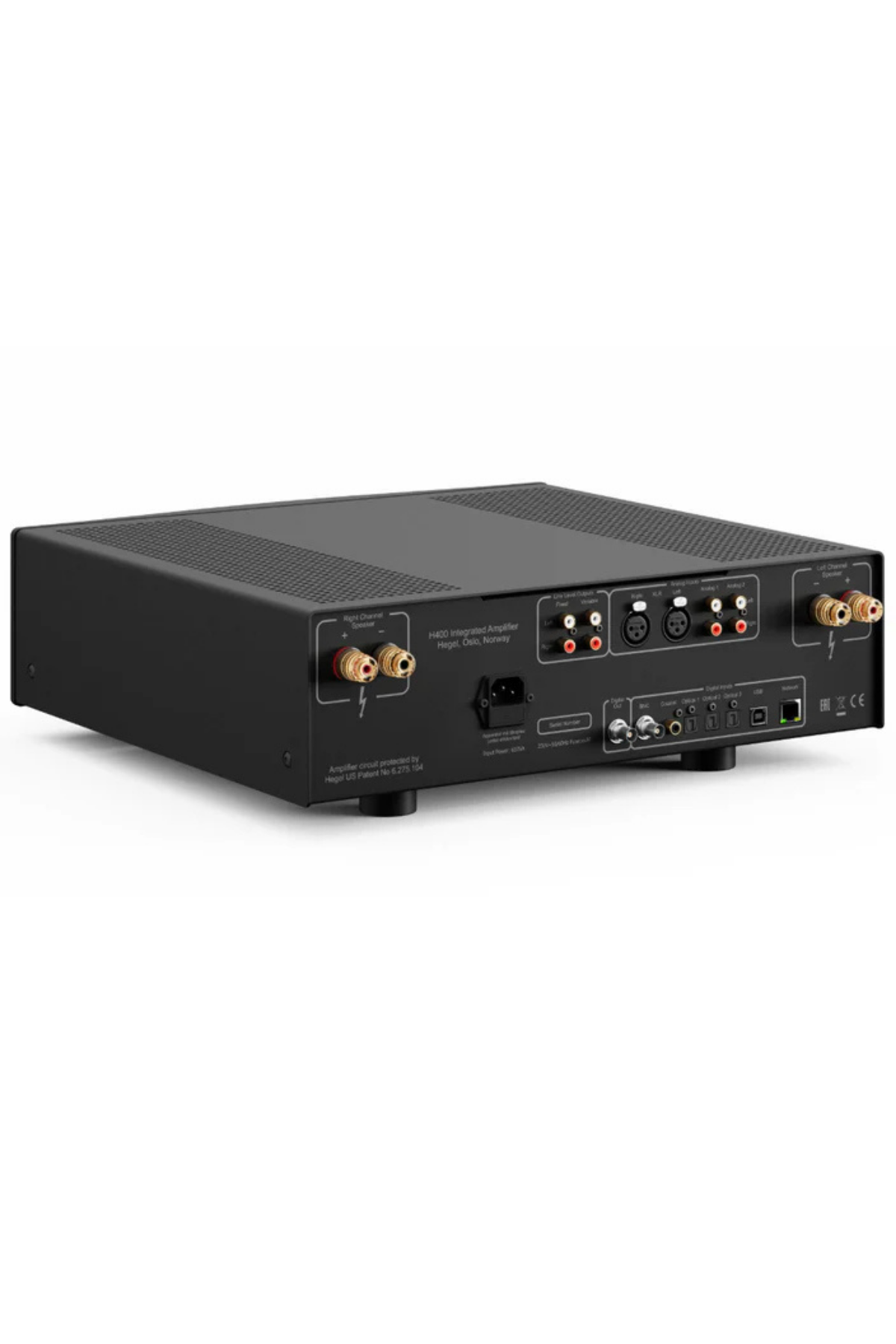 Hegel H400 Entegre Amplifikatör – Siyah