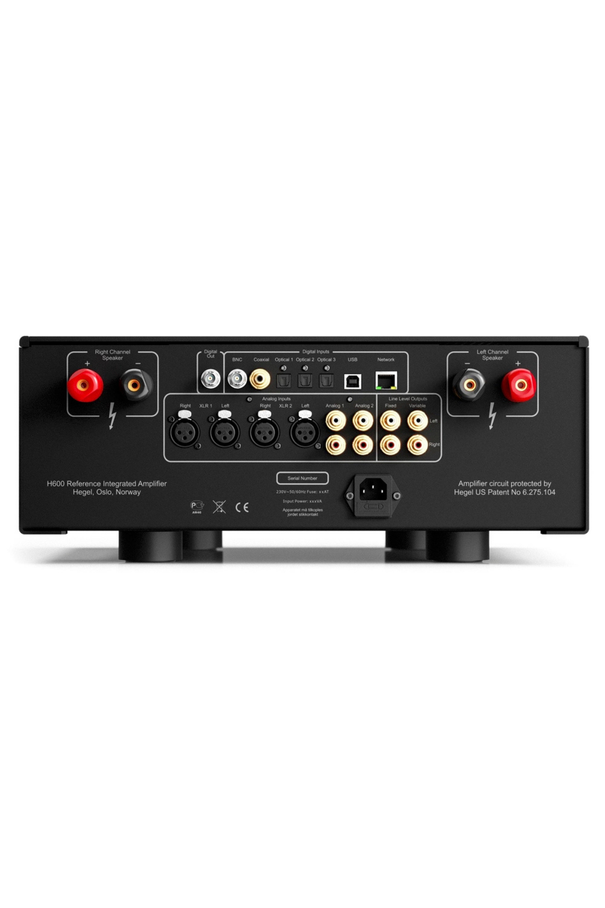 Hegel H600 Entegre Amplifikatör – Siyah