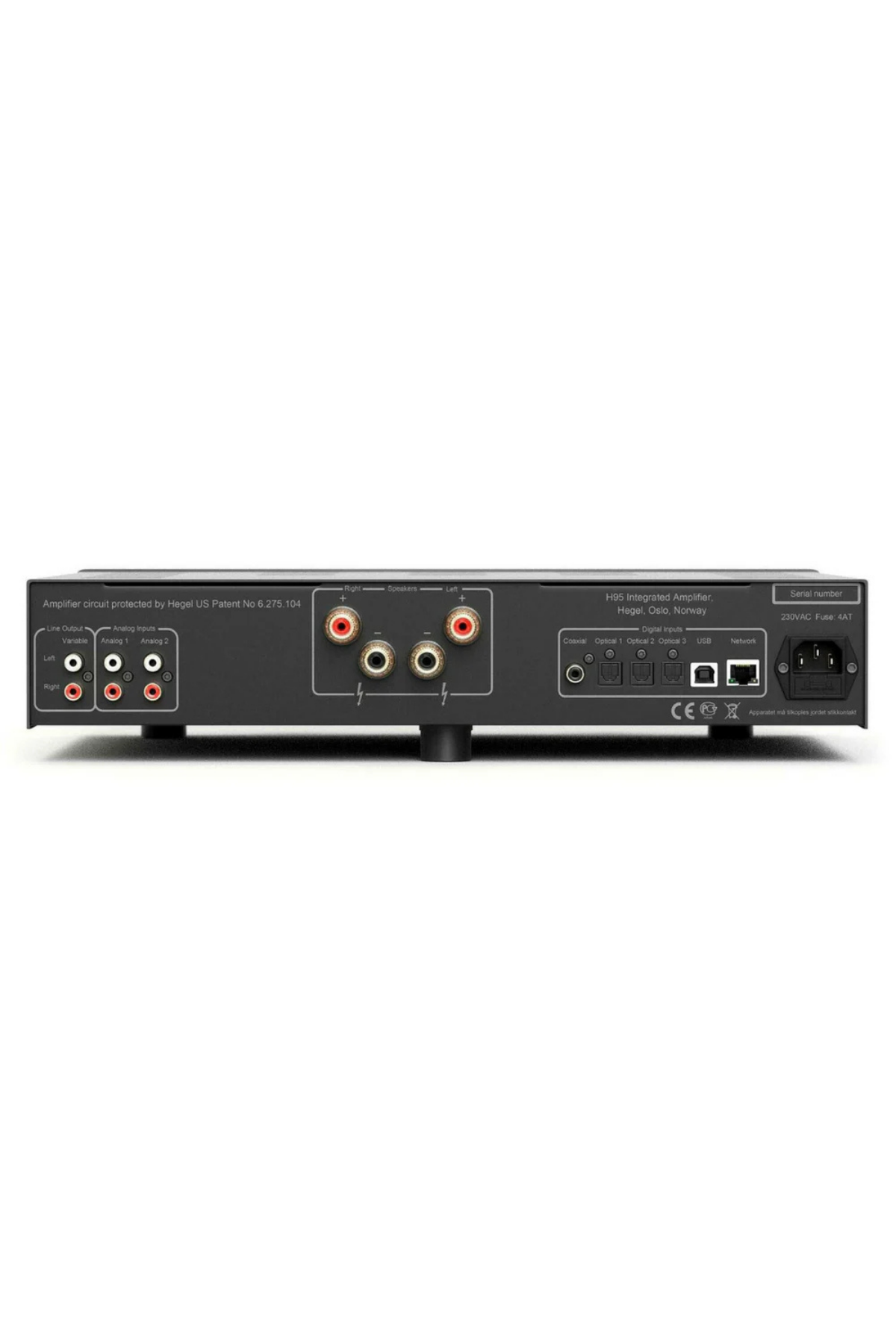 Hegel H95 Entegre Amplifikatör – Siyah
