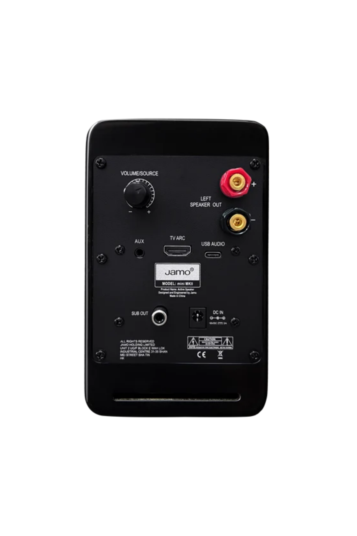 Jamo Mini MKII High-Gloss Black Aktif Raf Tipi Hoparlör