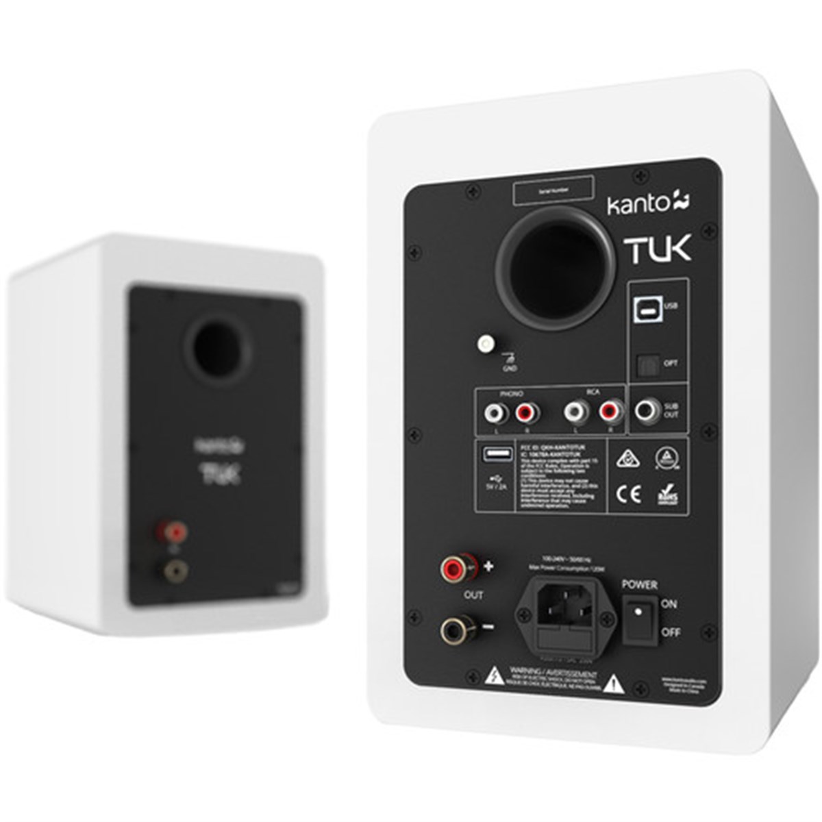 Kanto Audio TUK Mat Beyaz Bluetooth Aktif Hoparlör