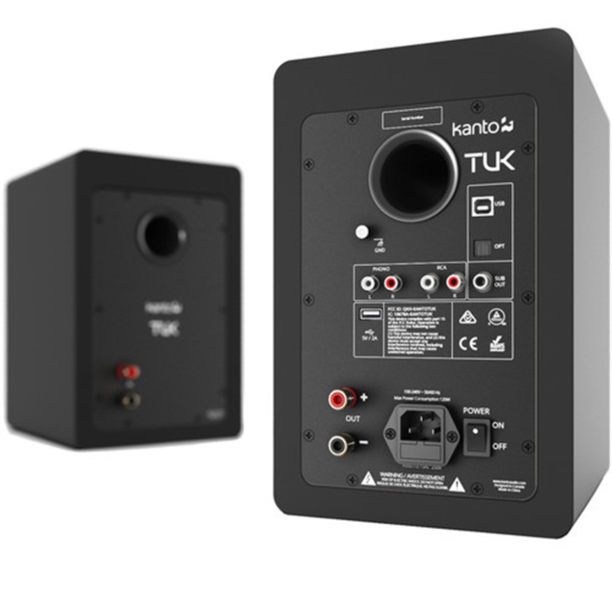 Kanto Audio TUK Mat Siyah Bluetooth Aktif Hoparlör