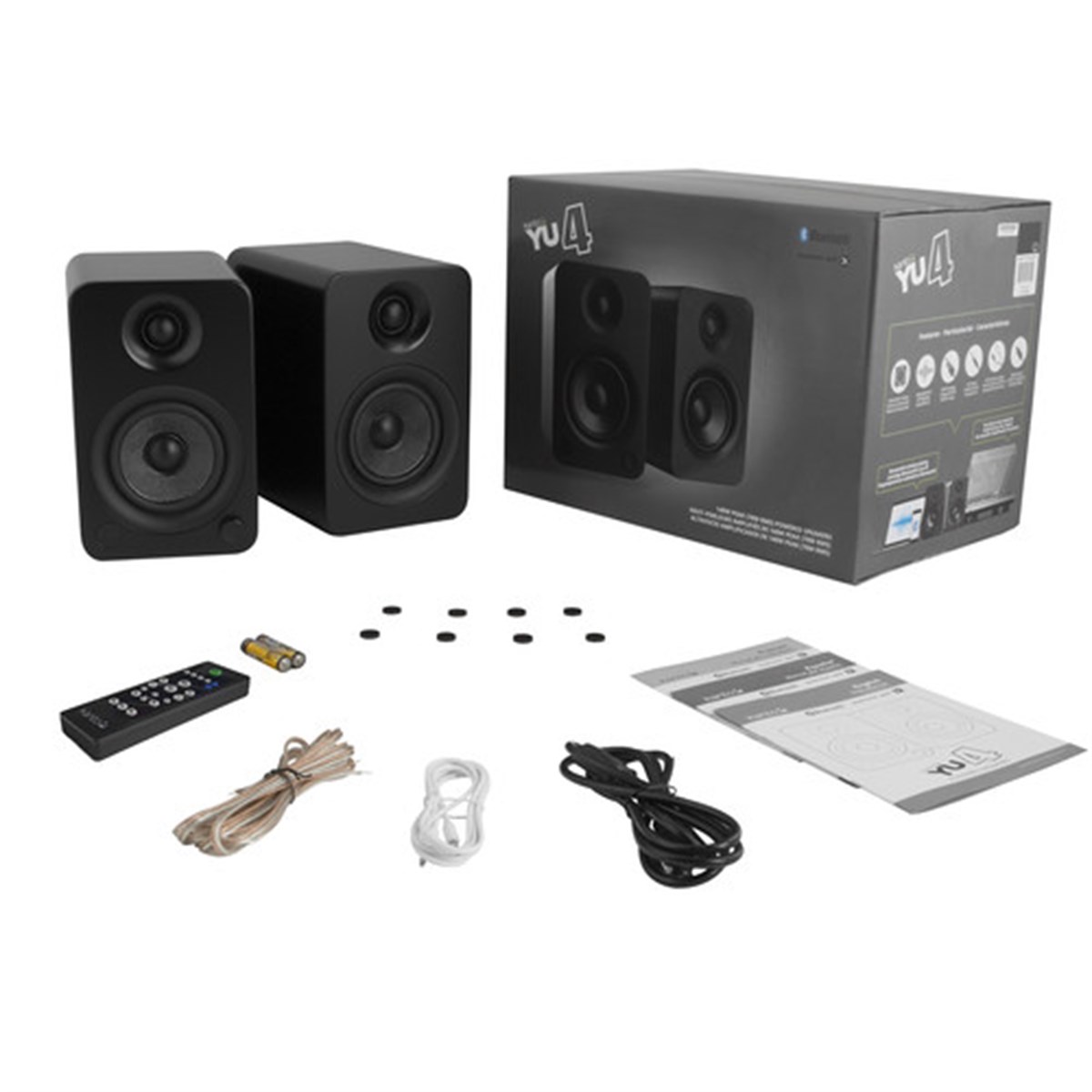 Kanto Audio YU4 Mat Siyah Bluetooth Aktif Hoparlör