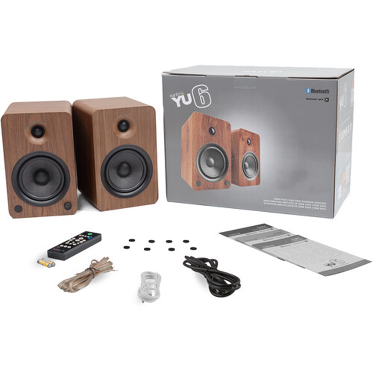 Kanto Audio YU6 Ceviz Aktif Bluetooth Hoparlör