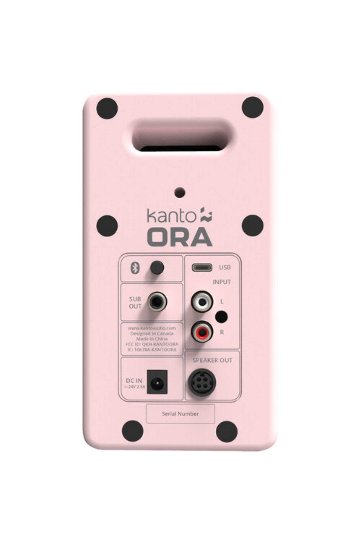 Kanto ORA Bluetooth Kompakt Hoparlör – Pembe