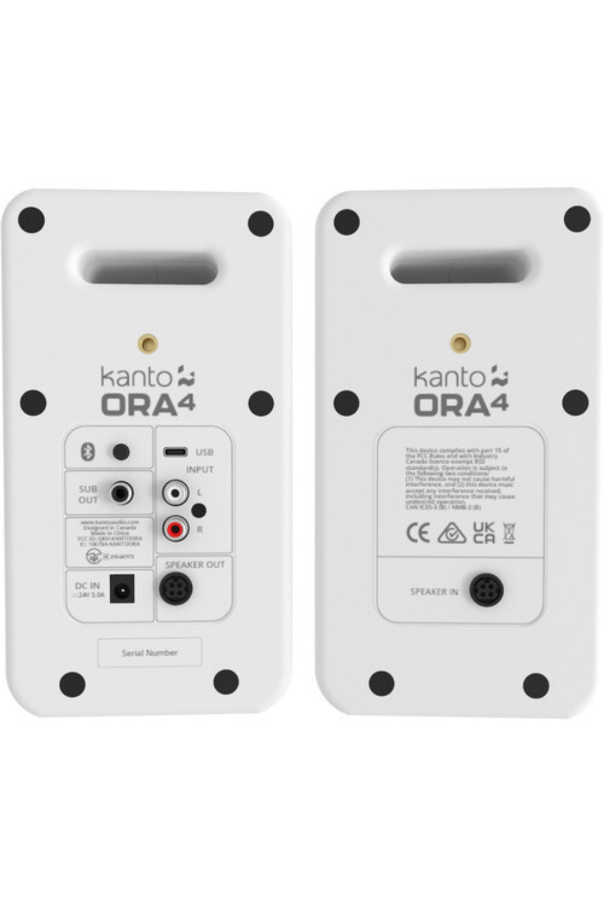 Kanto ORA4 Aktif Bluetooth Hoparlör – Beyaz
