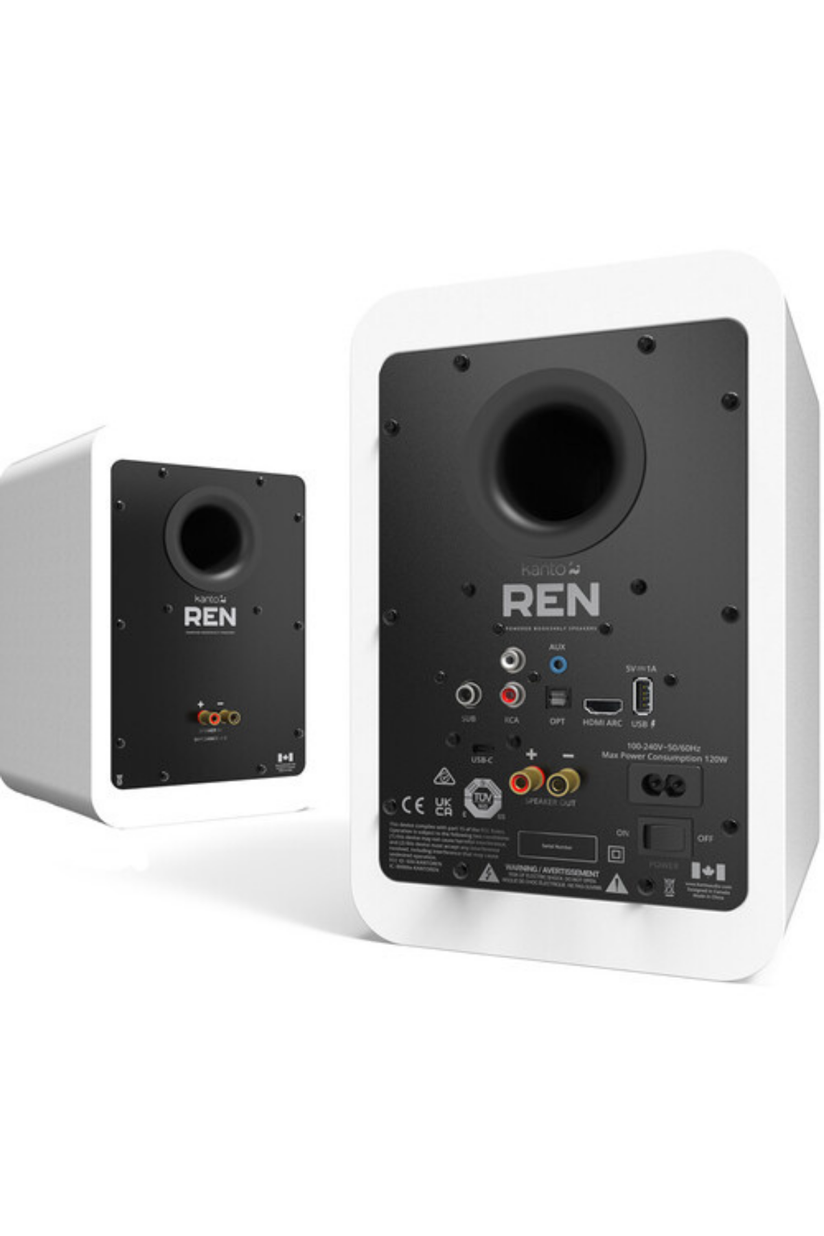 Kanto Ren Aktif Bluetooth Hoparlör – Beyaz