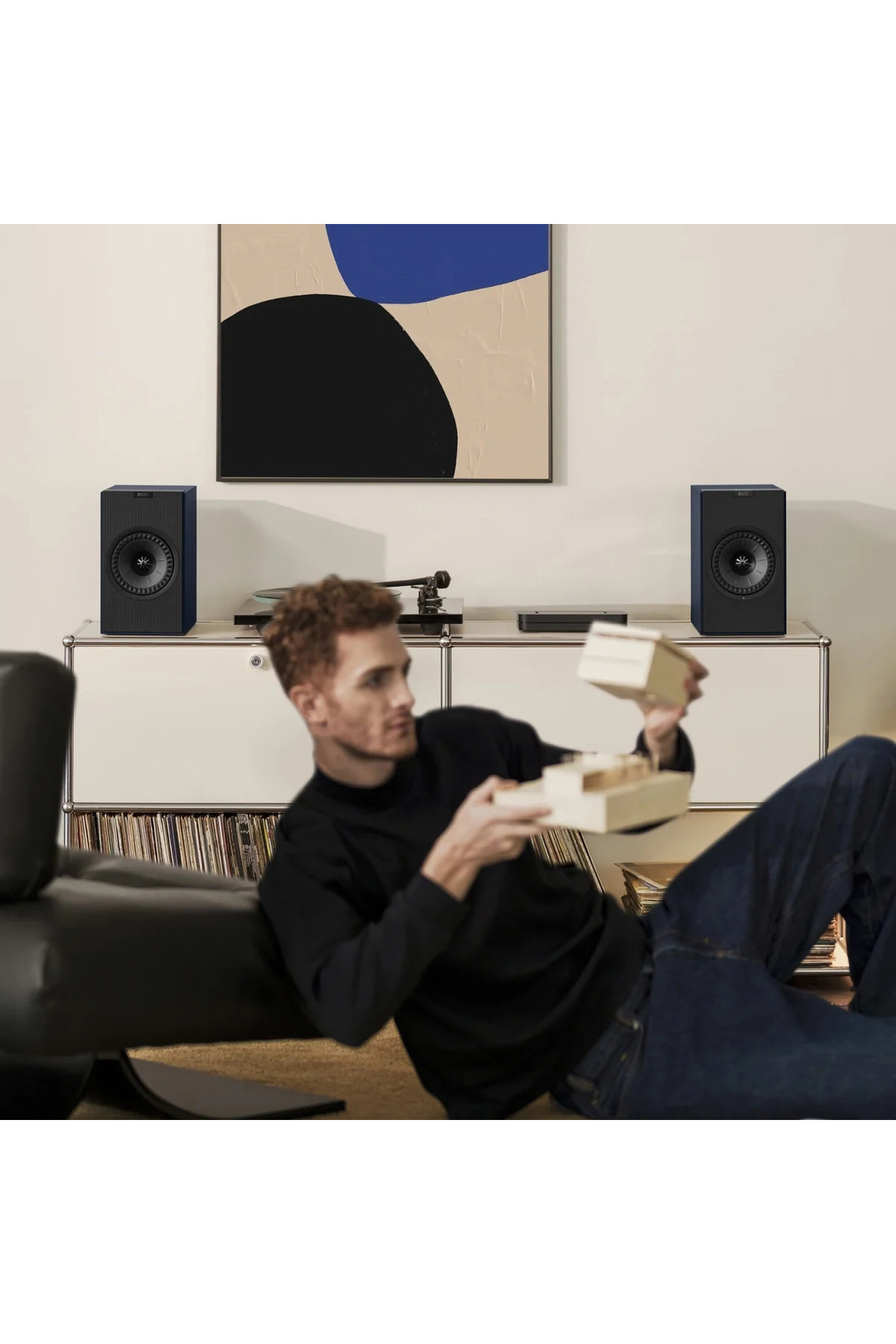 KEF Coda W Aktif Hoparlör Midnight Blue