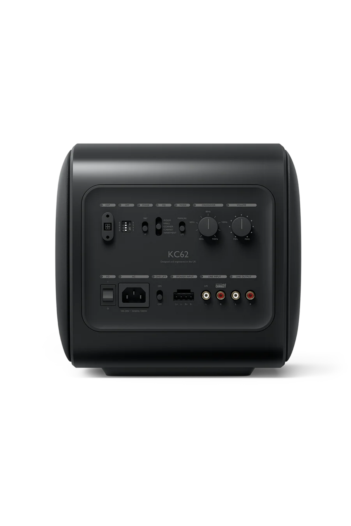 KEF KC62 Aktif Subwoofer Carbon Black