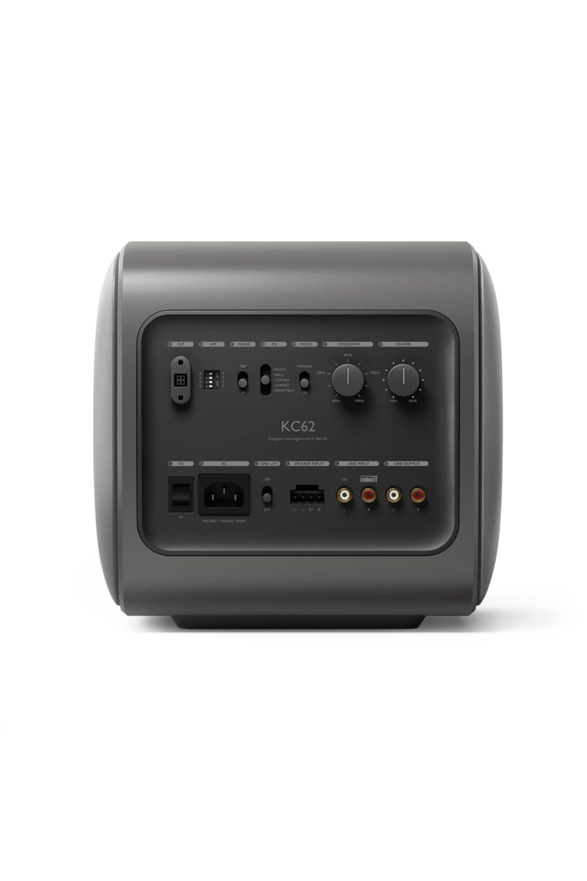 KEF KC62 Aktif Subwoofer Titanium Grey