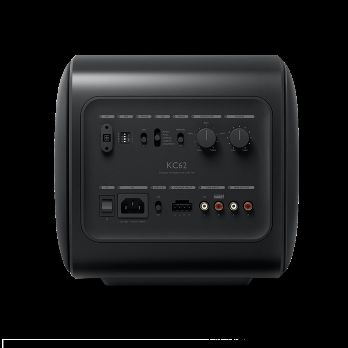 KEF KC62 Siyah Hi-Fi Subwoofer