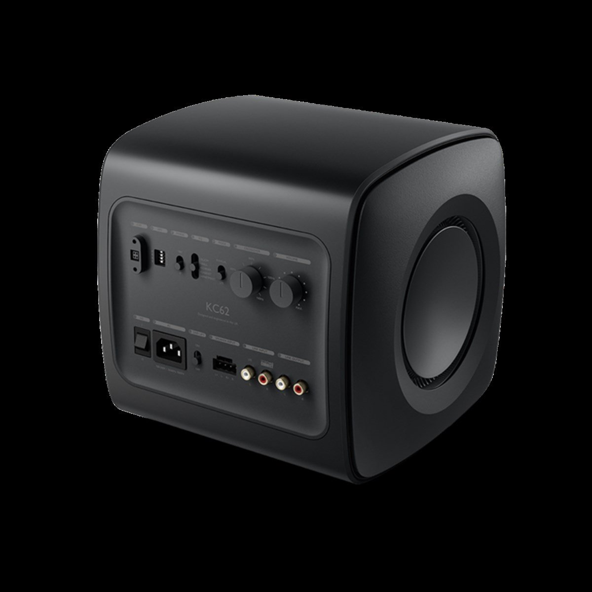 KEF KC62 Siyah Hi-Fi Subwoofer