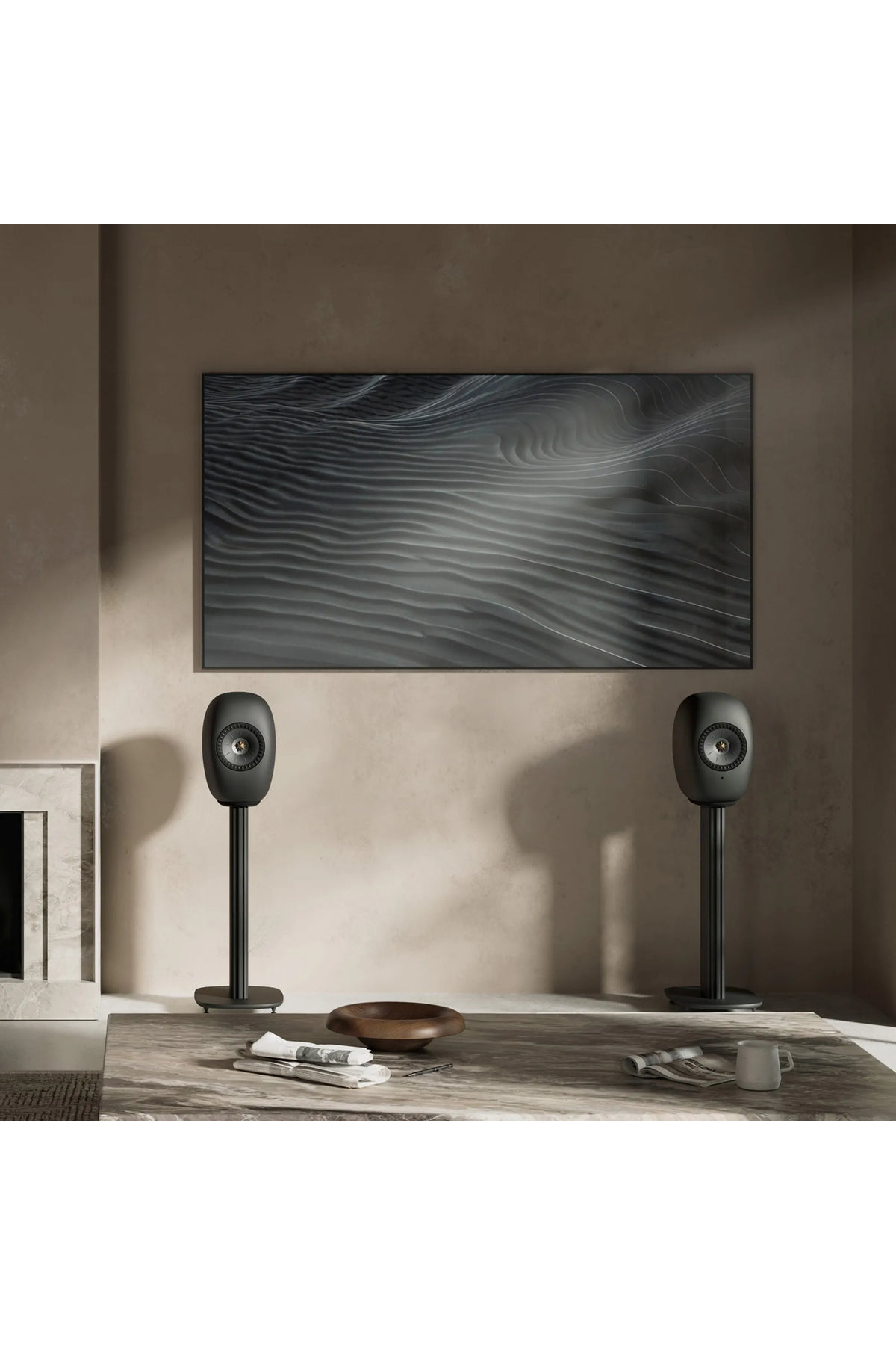 KEF LS LUXE Eclipse Black Aktif Hoparlör