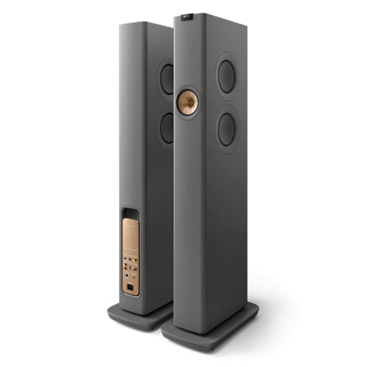 Kef LS60 Titanyum Gri Wireless Aktif Hi-Fi Kule Hoparlör
