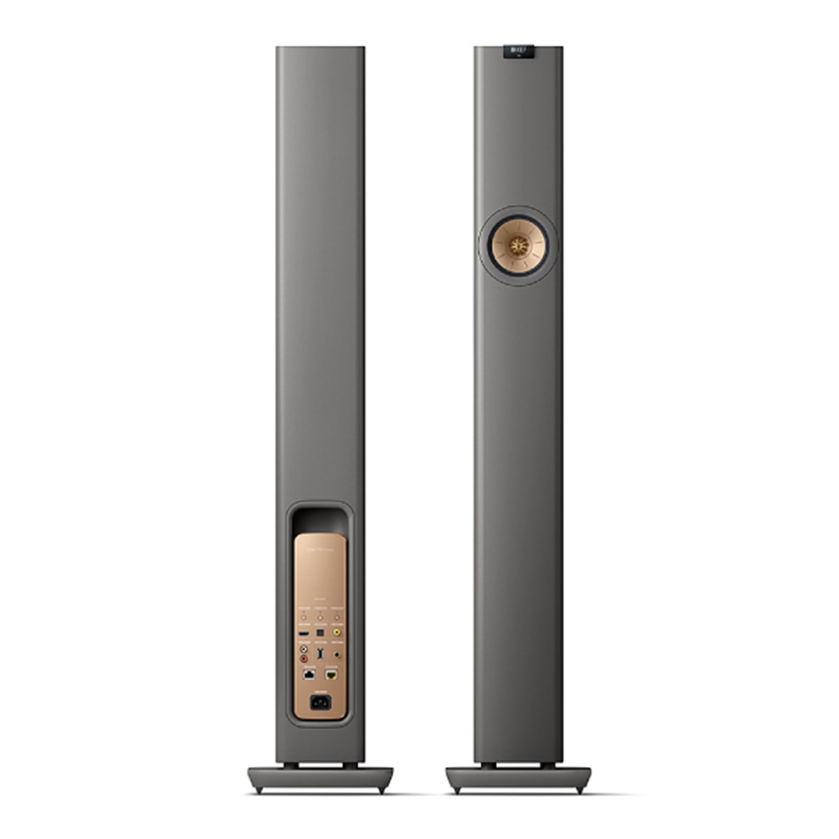 Kef LS60 Titanyum Gri Wireless Aktif Hi-Fi Kule Hoparlör