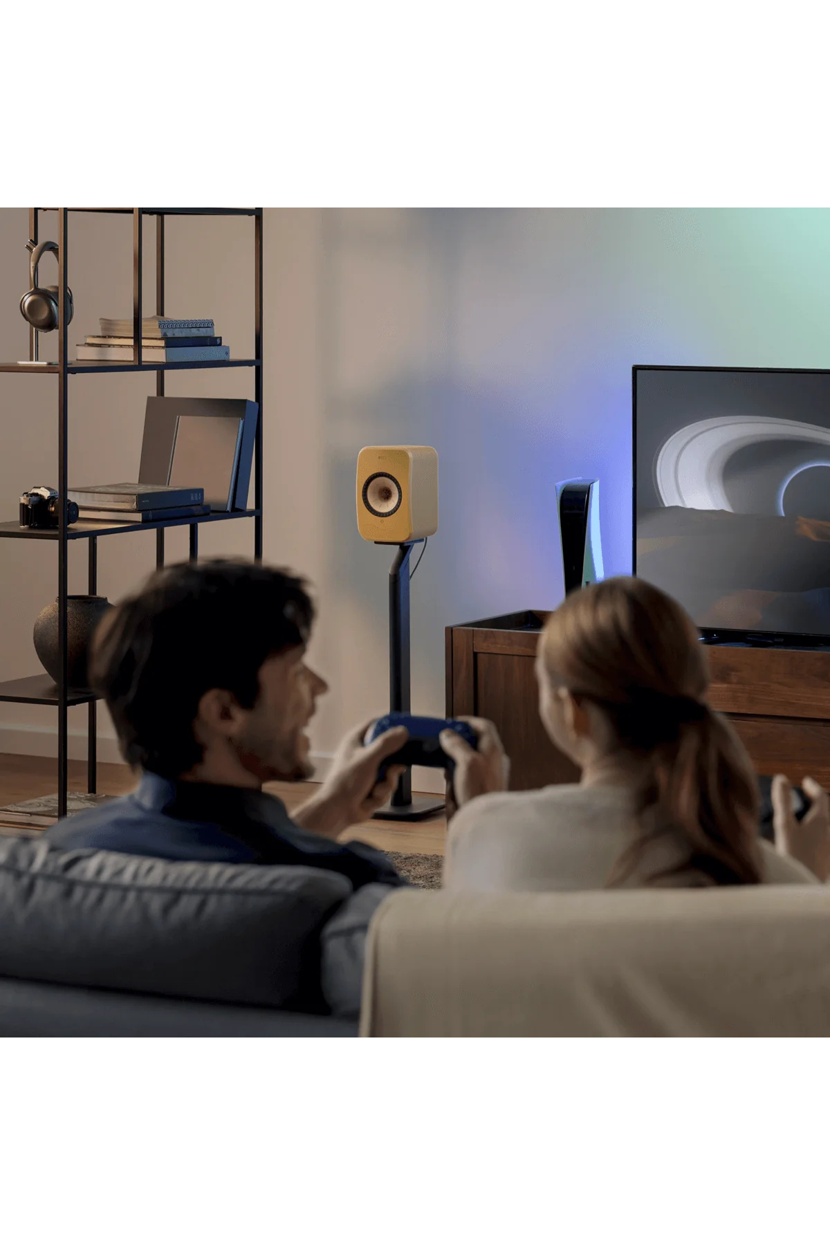 KEF LSX II Amber Haze Aktif Hoparlör